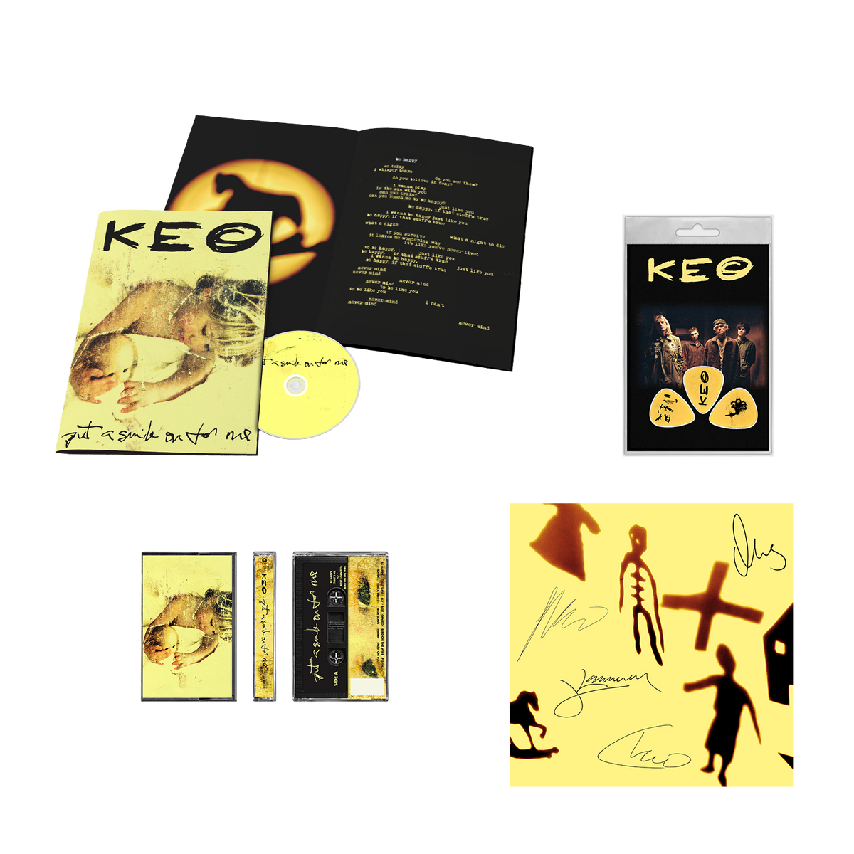 CD Zine, Plectrum Set, Cassette & Signed Art Card