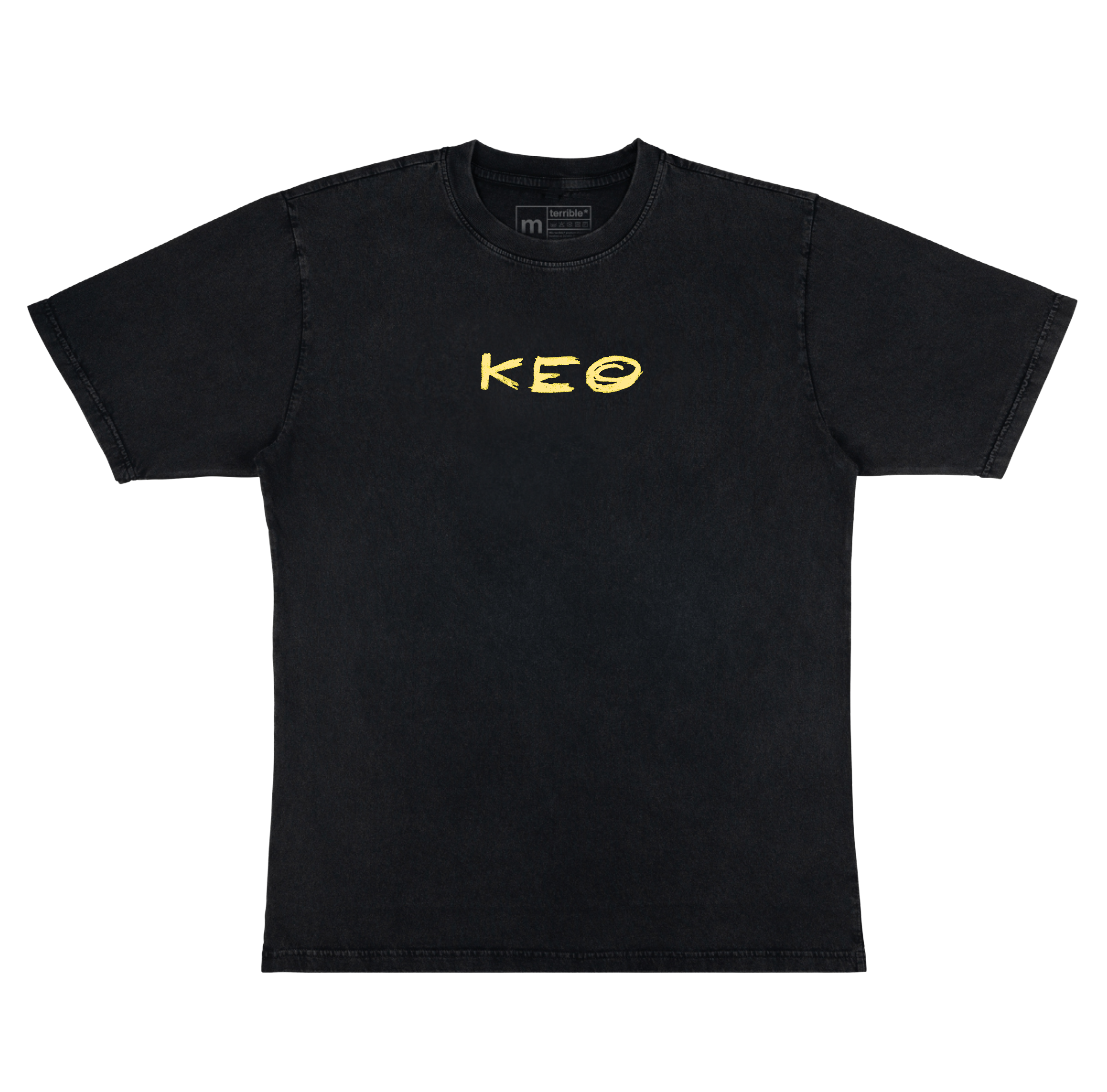 Keo - Logo Washed Black T-Shirt