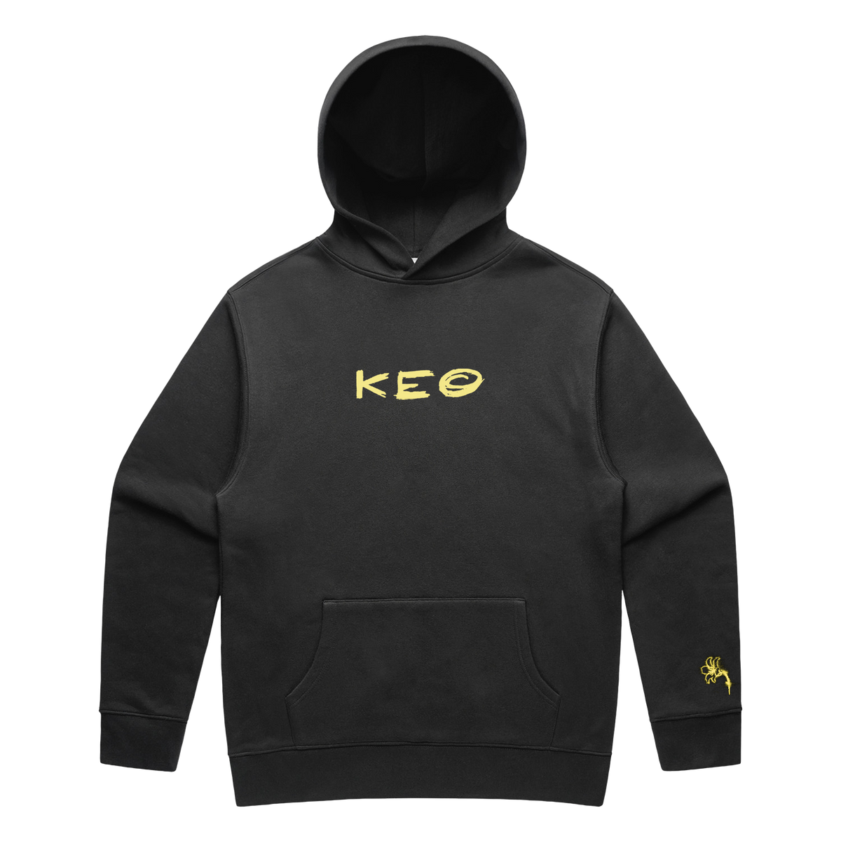 Keo - KEO Logo Faded Black Hoodie